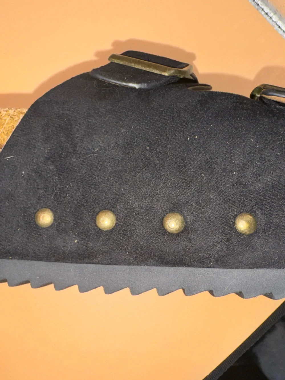 Hey Girl by Corkys Platform Sandals Black Double Buckle Size 7 Boho vibes - Picture 8 of 16